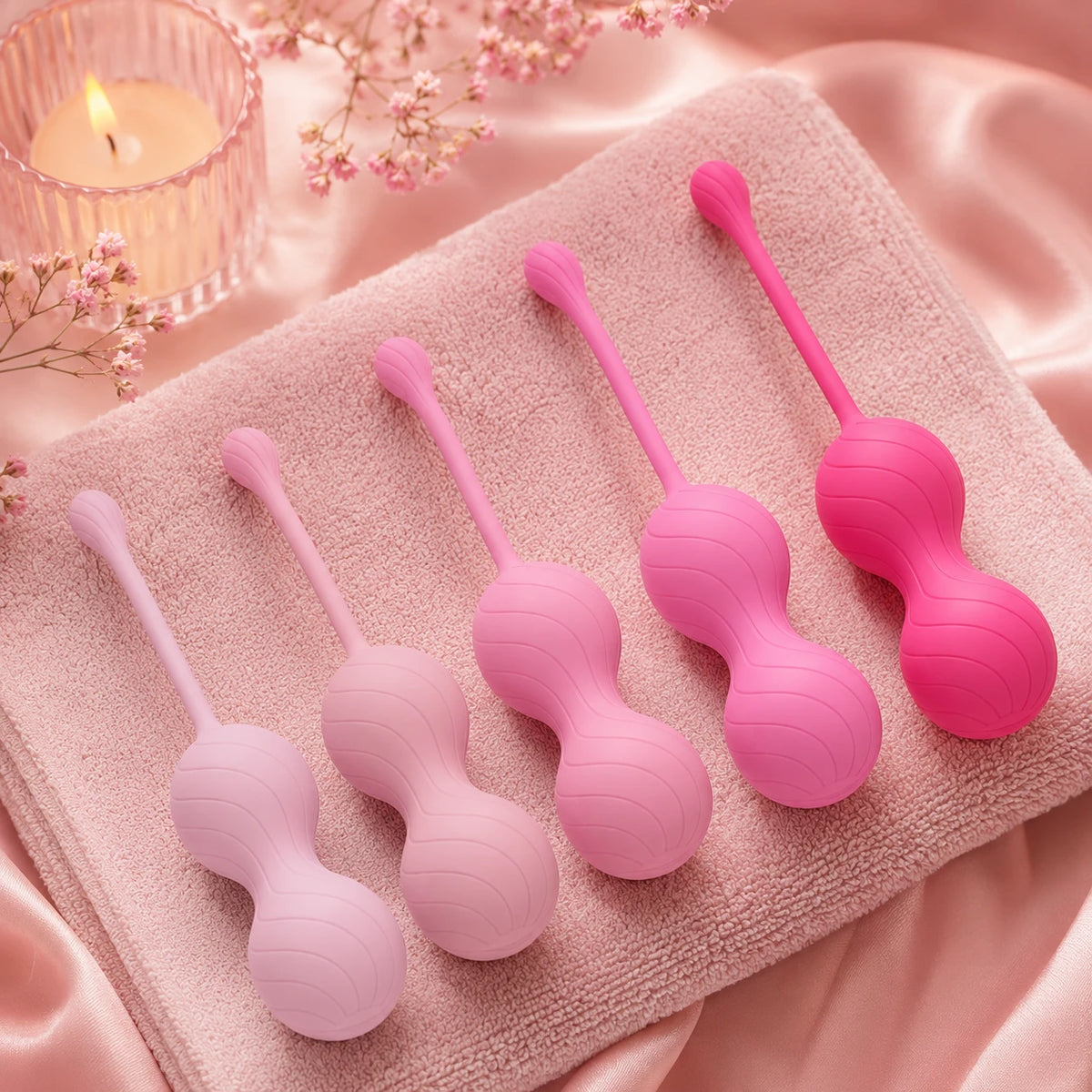 Kegel Balls Exerciser for Pelvic Floor Tightening Bladder Exercises with 5 stages