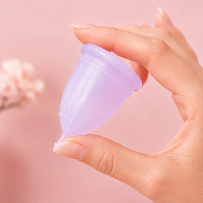 Menstrual Cups - Set of 3 Reusable Period Cups Soft Silicone Tampon and Pad Alternative