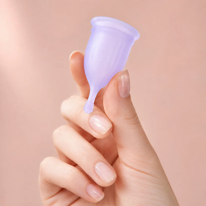 Menstrual Cups - Set of 3 Reusable Period Cups Soft Silicone Tampon and Pad Alternative