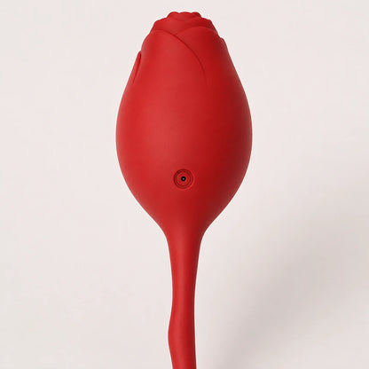 Rose Vibrator Clitoral Stimulator , Food Grade Silicone, Rechargeable