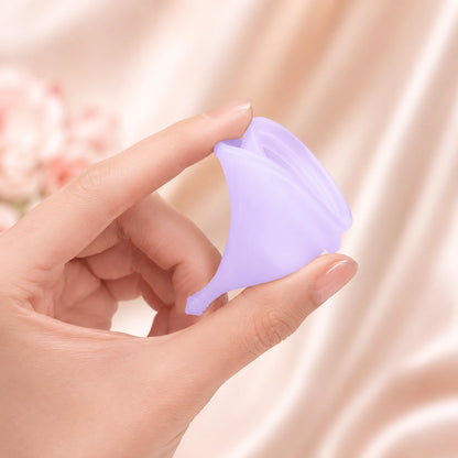 Menstrual Cups - Set of 3 Reusable Period Cups Soft Silicone Tampon and Pad Alternative