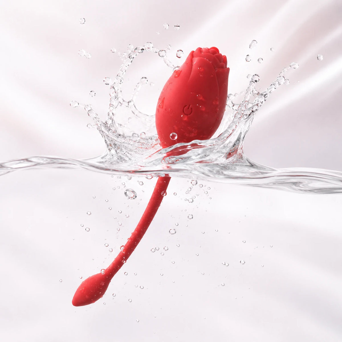 Rose Vibrator Clitoral Stimulator , Food Grade Silicone, Rechargeable