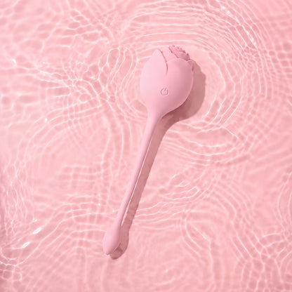 Rose Vibrator Clitoral Stimulator , Food Grade Silicone, Rechargeable